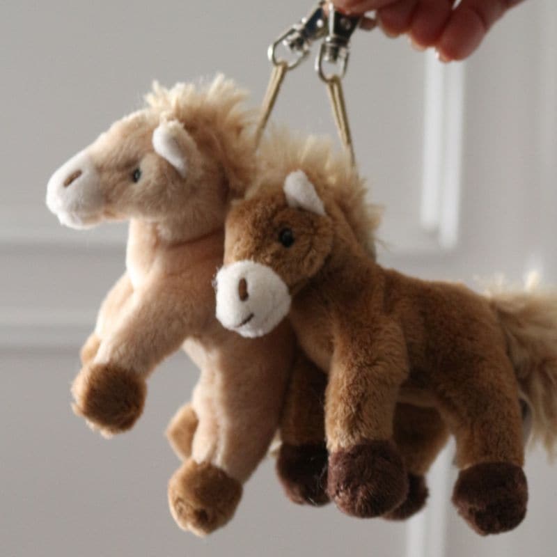 バッグチャームポニー(チョコ/キャラメル） | □ぬいぐるみ | Maison