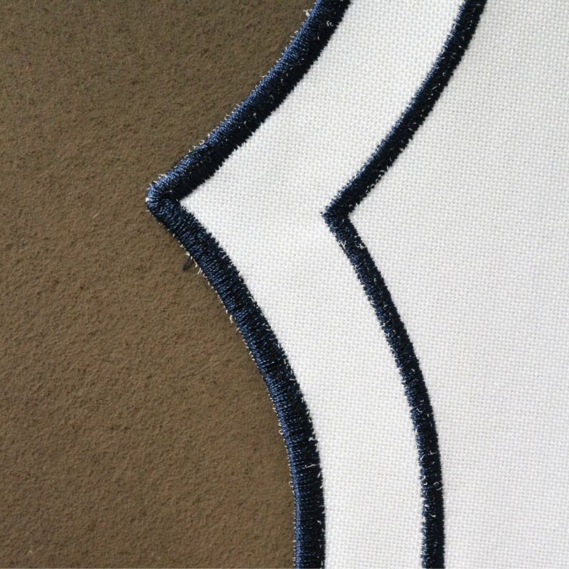 プレースマットスカラップ　ブルー