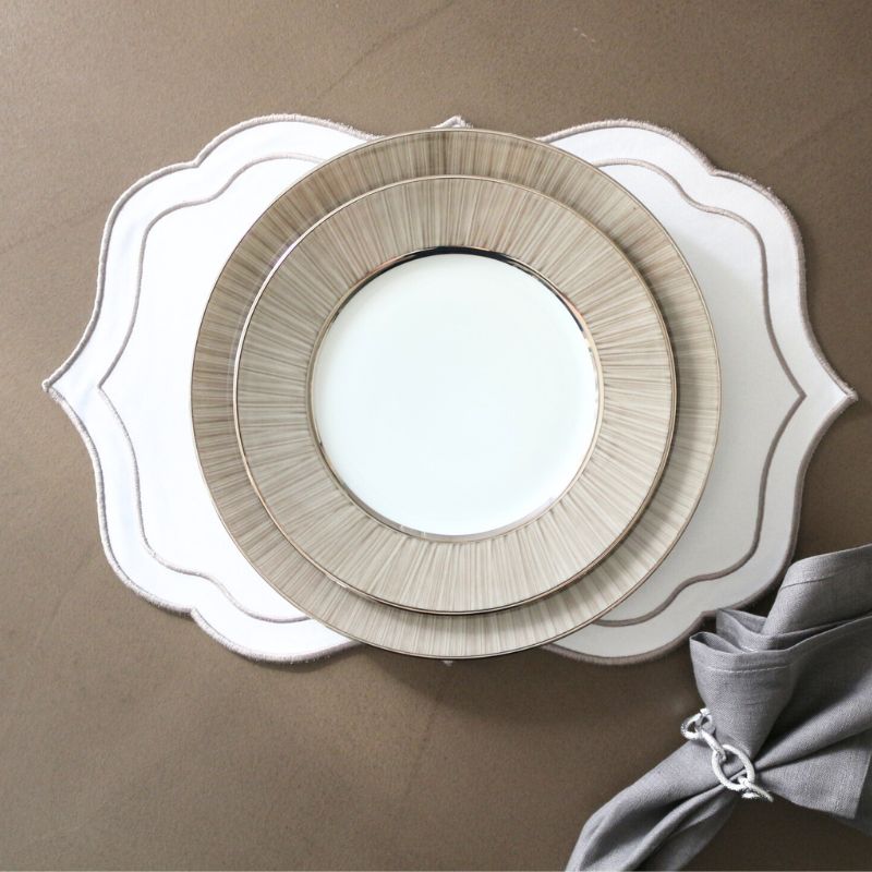 プレースマットスカラップ アルジャンテ