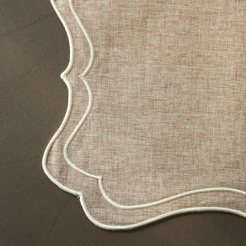 プレースマットスカラップ　サブル