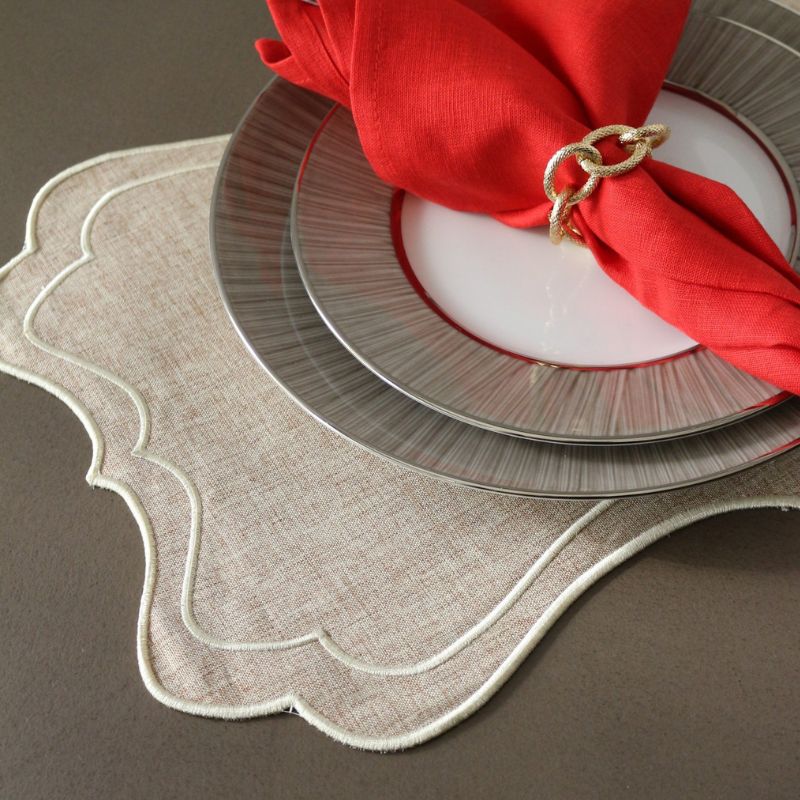 プレースマットスカラップ　サブル