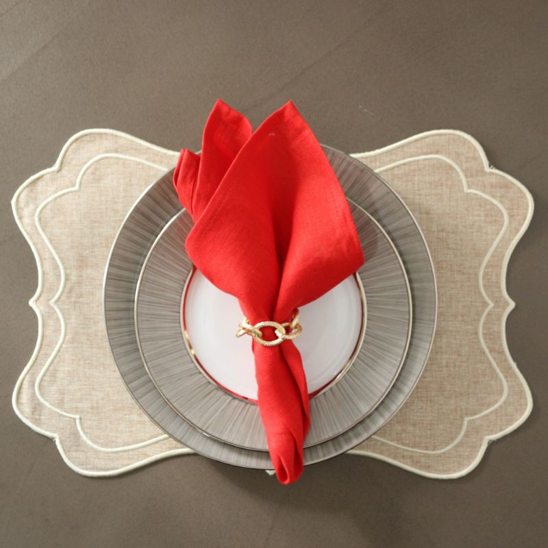 プレースマットスカラップ　サブル