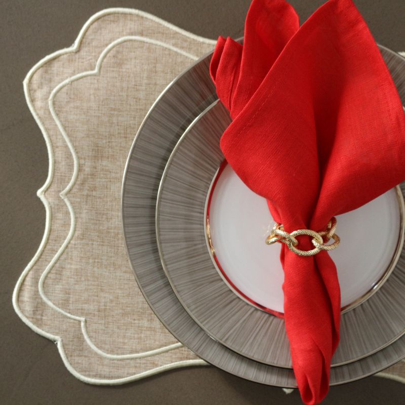 プレースマットスカラップ　サブル