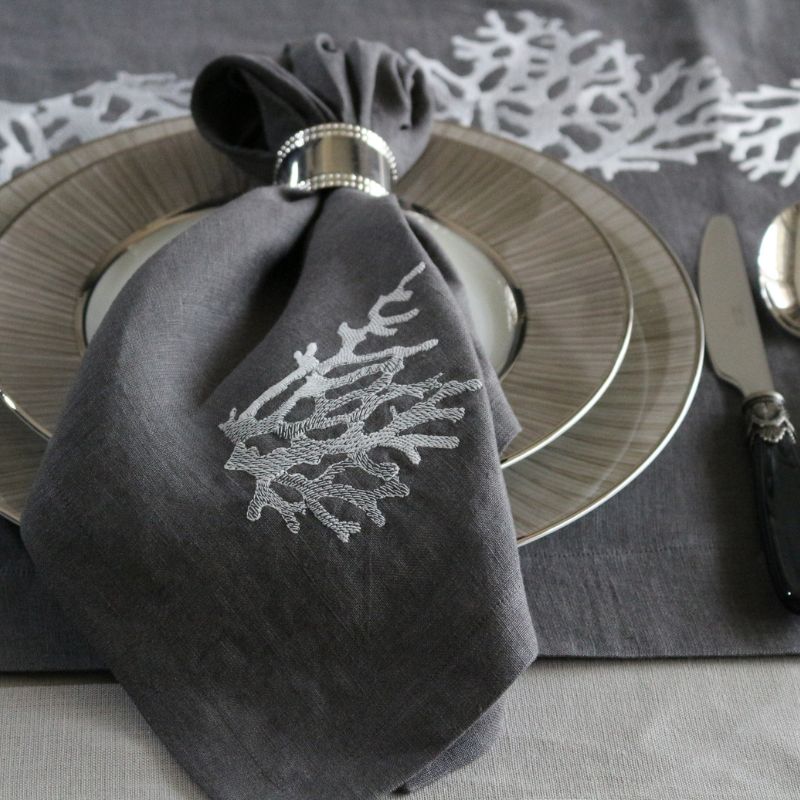 CORALナプキン　グレイ