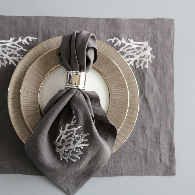 CORALナプキン　グレイ