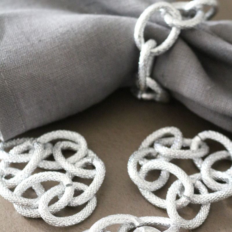 ナプキンリング チェーンシルバー