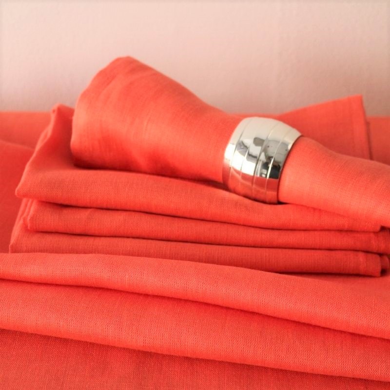 テーブルランナー ロブスターレッド45×170