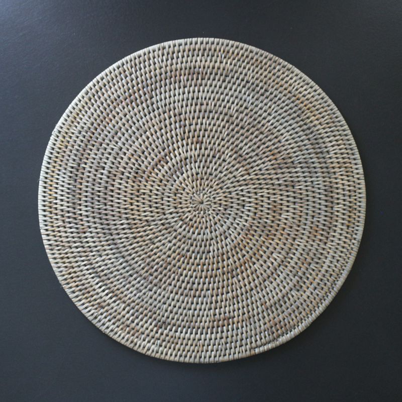 ラタンセットドゥターブル グレイッシュトーン