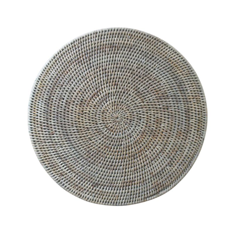 ラタンセットドゥターブル グレイッシュトーン