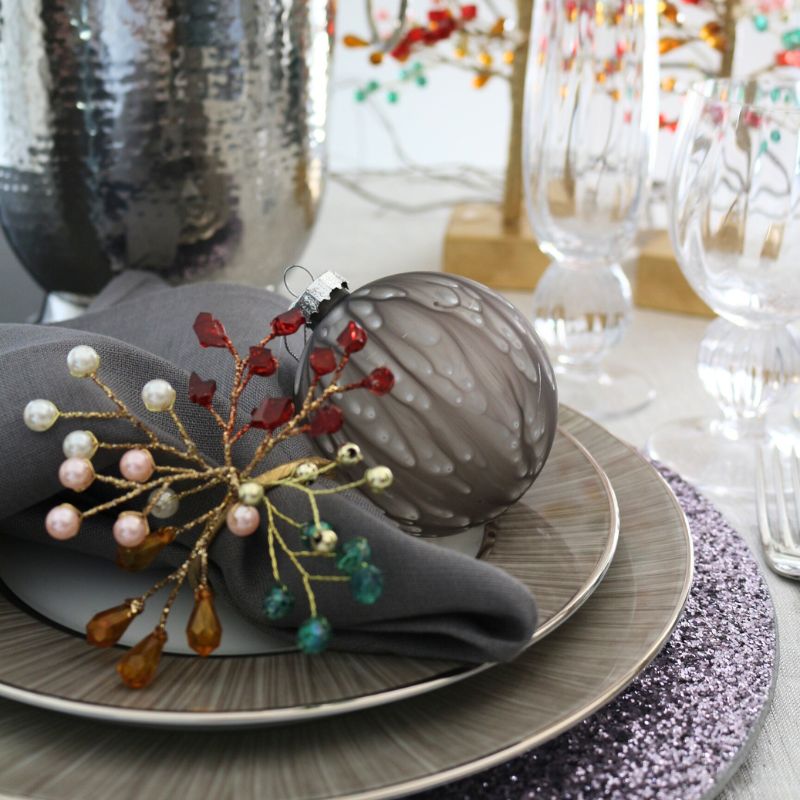 ナプキンリング マルチカラービーズ