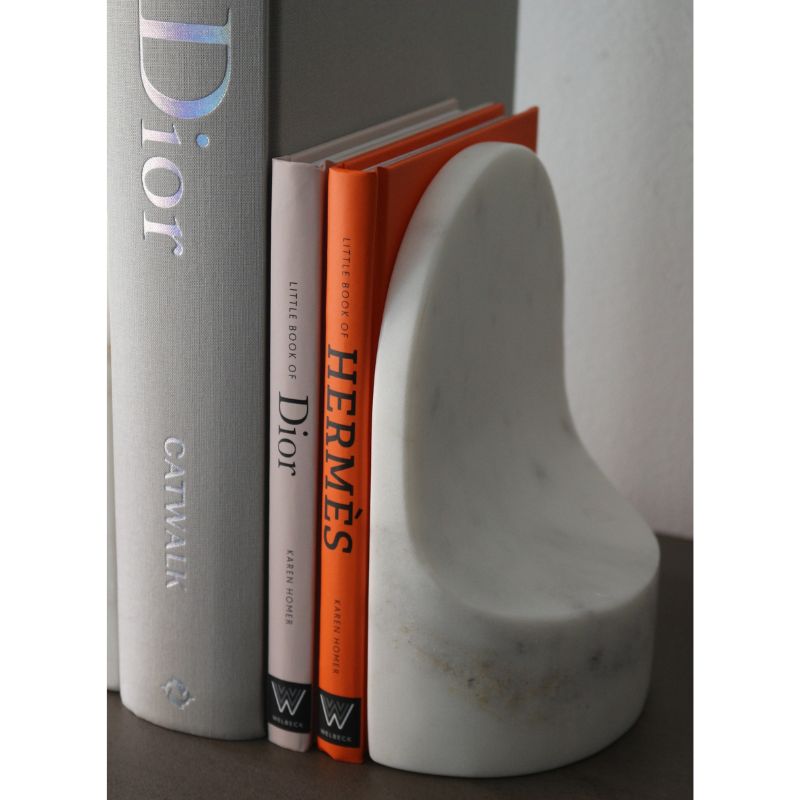 ブックエンドホワイトマーブルエドモンド