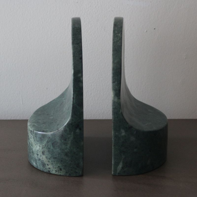 ブックエンドグリーンマーブルエドモンド