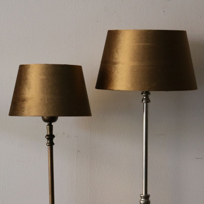 ランプシェード ABJラウンドベロア　ゴールド