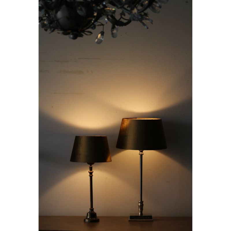 ランプシェード ABJラウンドベロア　ゴールド