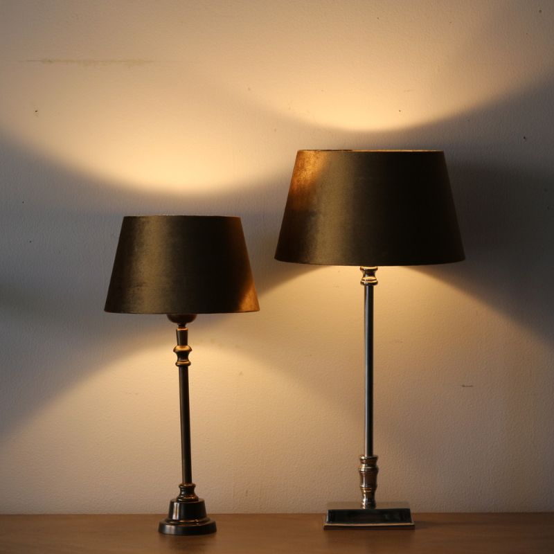 ランプシェード ABJラウンドベロア　ゴールド