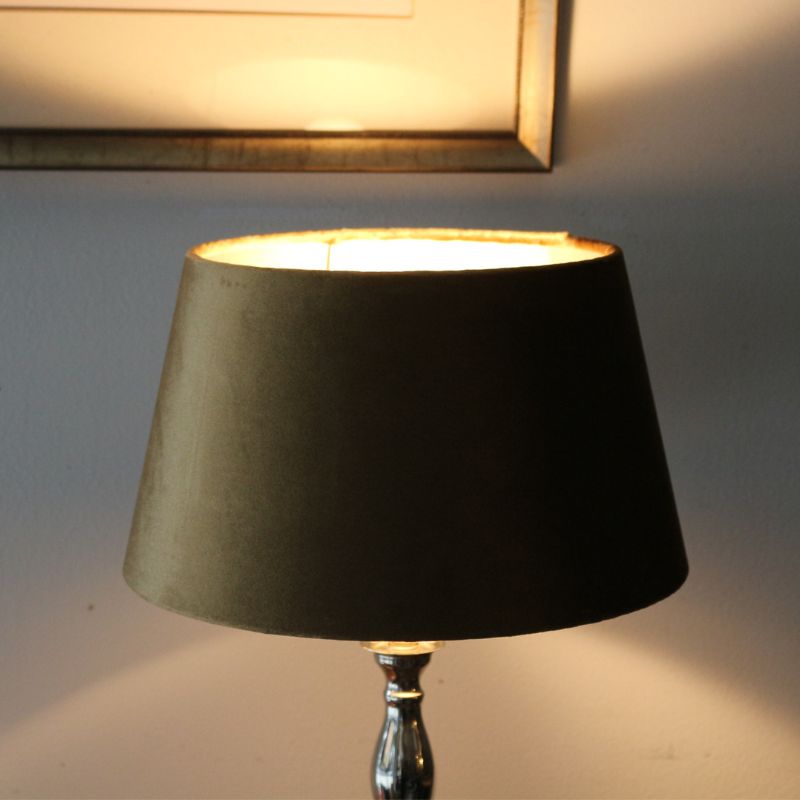 ランプシェード ABJラウンドベロア　ゴールド