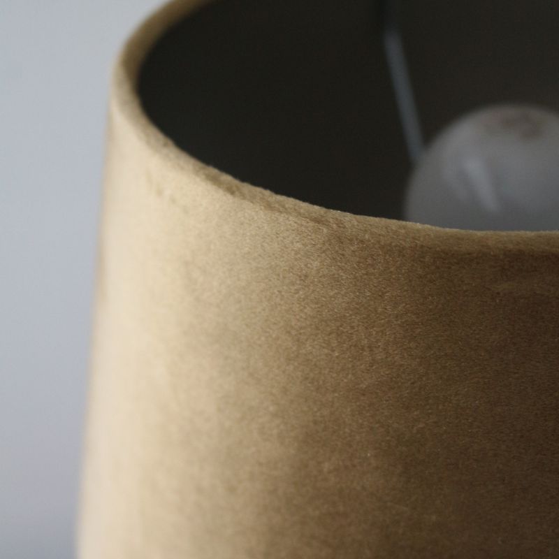 ランプシェード ABJラウンドベロア　ゴールド