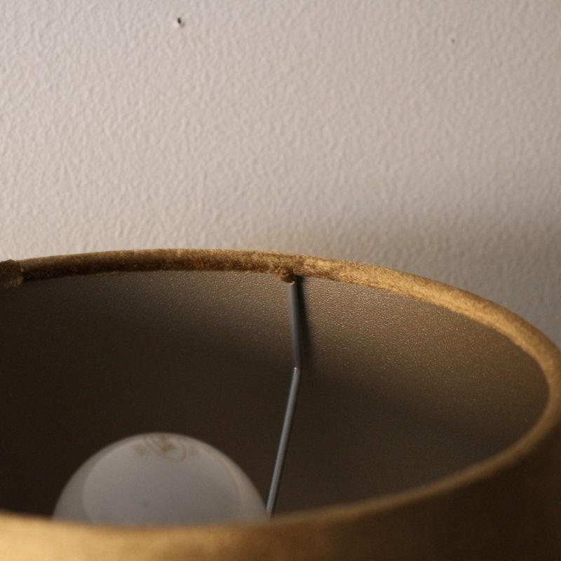 ランプシェード ABJラウンドベロア　ゴールド