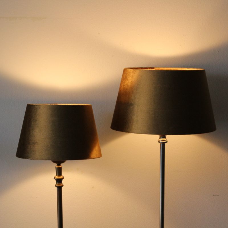 ランプシェード ABJラウンドベロア　ゴールド