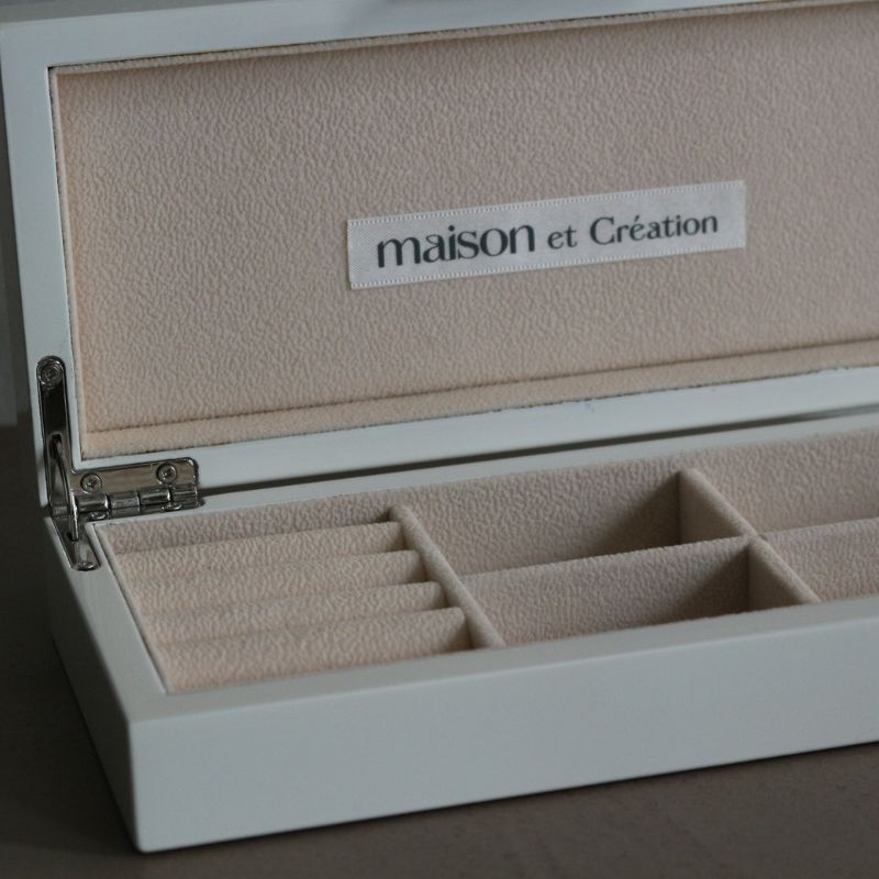 ジュエリーボックス　ホワイト 楽天市場】ジュエリーボックス 金属磨き クロス セット