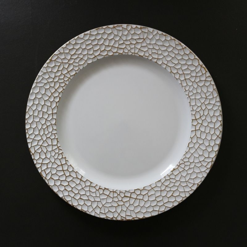 アンダーディッシュ　ホワイト＆ゴールドサーフェス