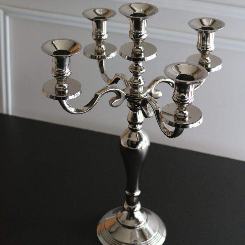 5キャンドルシャンドリエシルバー