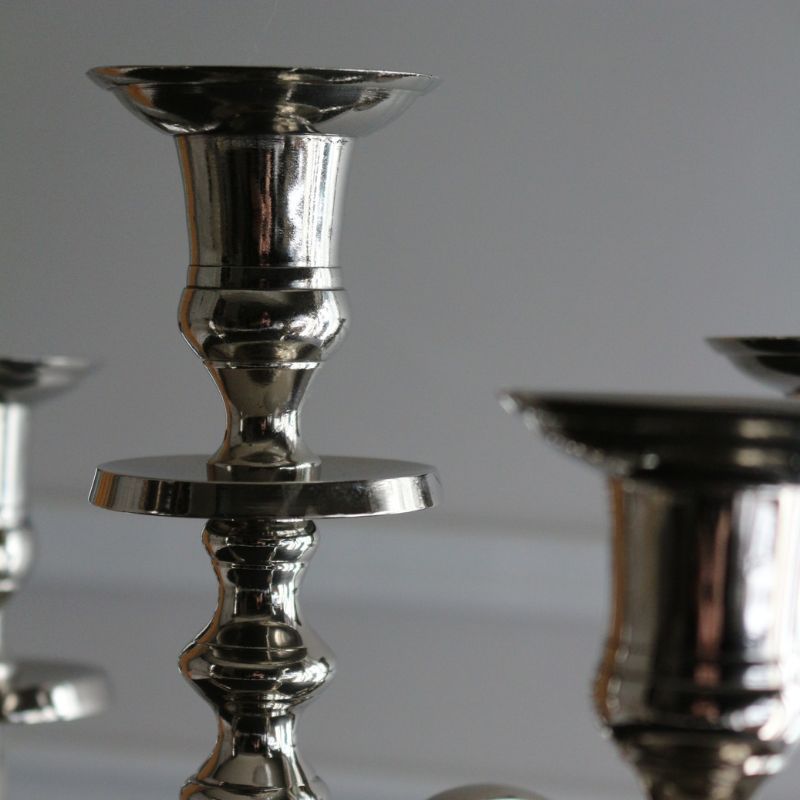 5キャンドルシャンドリエシルバー