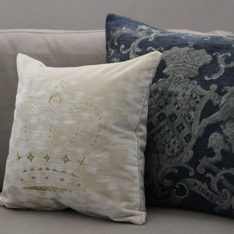 クッサンフィオリ チャコールブルー55×55