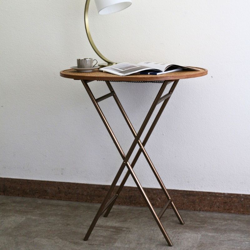 フォールディングテーブル ラタンキュイール