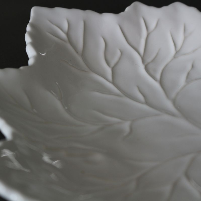 ディナープレート フォイユヴィーニュφ26cm 【ブラン】