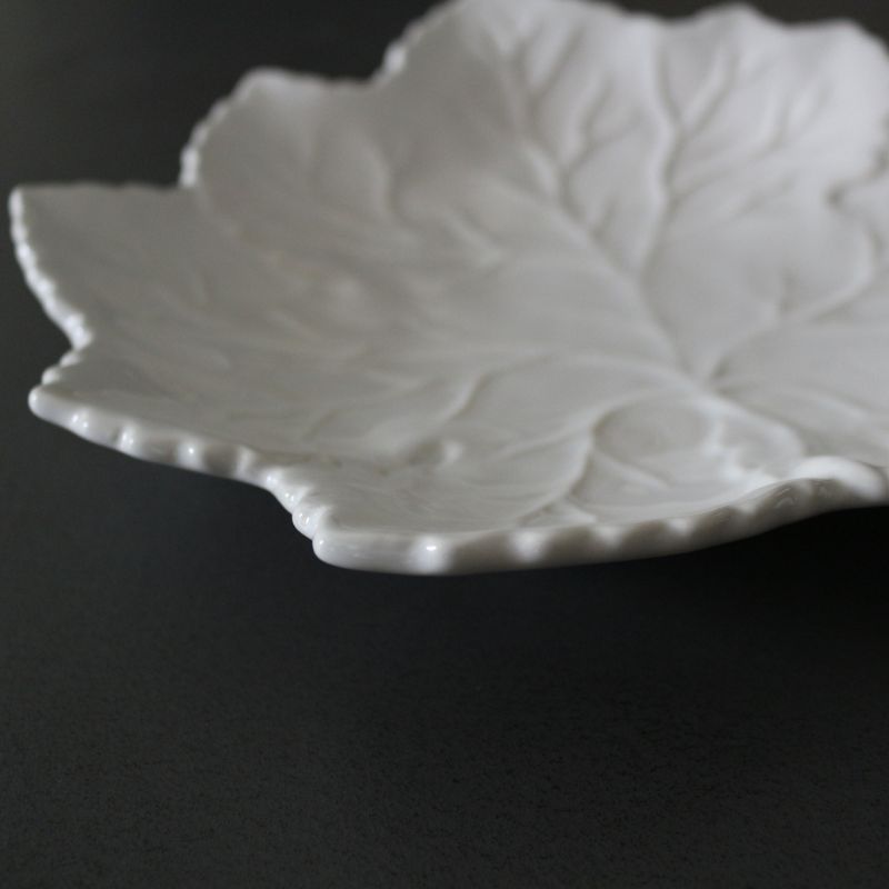 ディナープレート フォイユヴィーニュφ26cm 【ブラン】