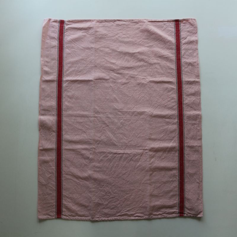 ヴィンテージキッチンクロス　ピンク