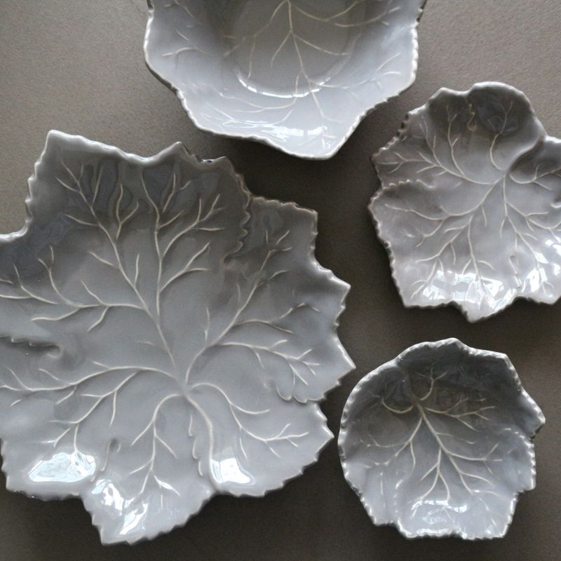 プチプレート フォイユヴィーニュPMφ14cm【グリトープ】