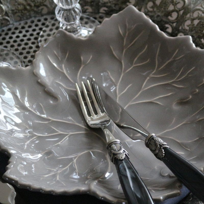 プチプレート フォイユヴィーニュPMφ14cm【グリトープ】