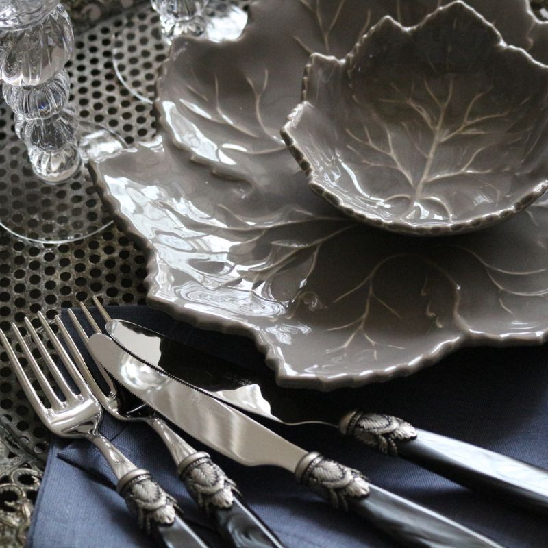 プチプレート フォイユヴィーニュPMφ14cm【グリトープ】