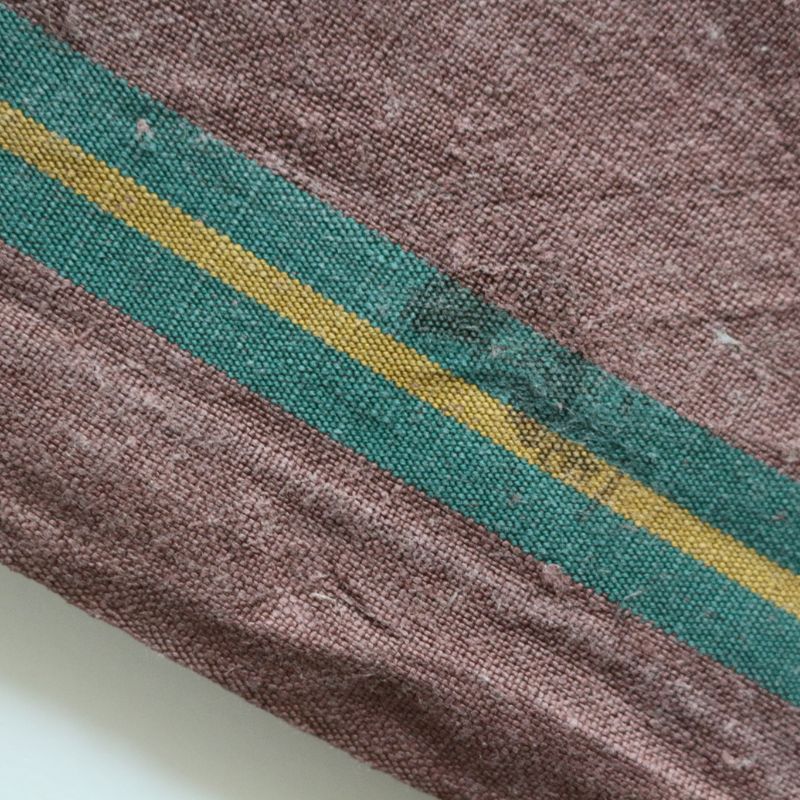 ヴィンテージキッチンクロス　ブラウン①