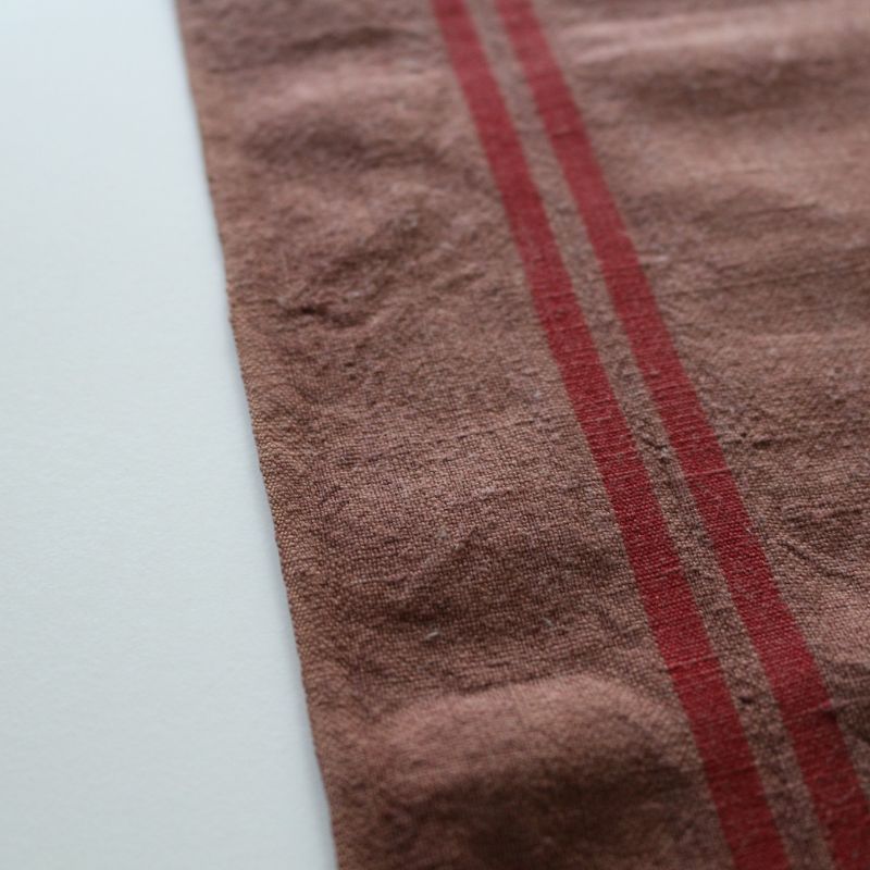 ヴィンテージキッチンクロス ブラウン②