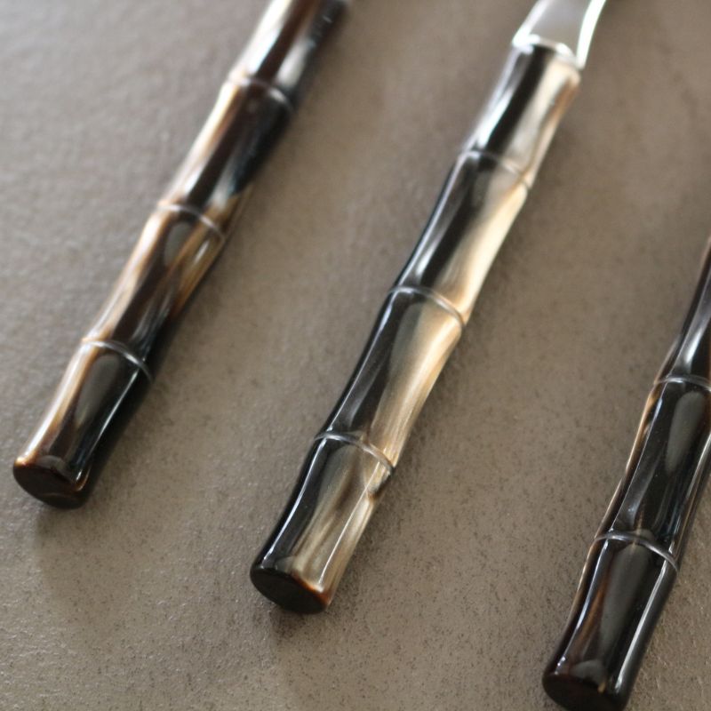 カトラリー バンブー/ブラウンパール