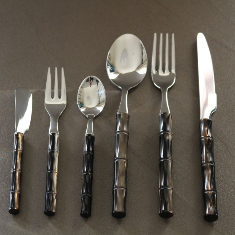 カトラリー バンブー/ブラウンパール