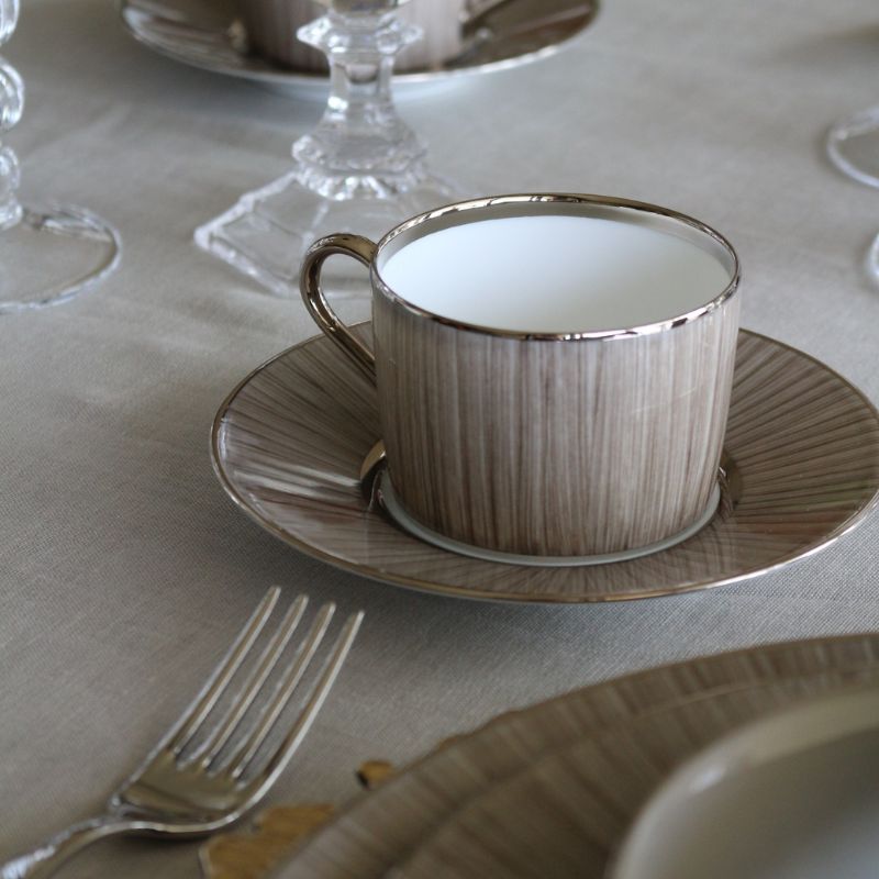 リモージュ　食器セット フランス製リモージュ デザート皿 小花と金彩の繊細さ