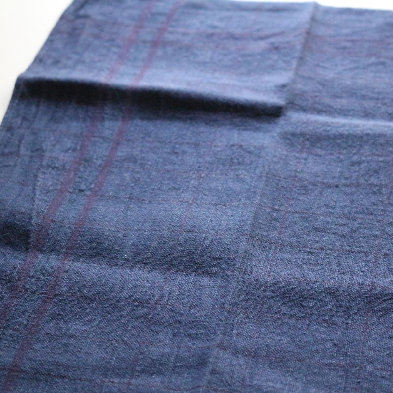 ヴィンテージキッチンクロス　ブルー①