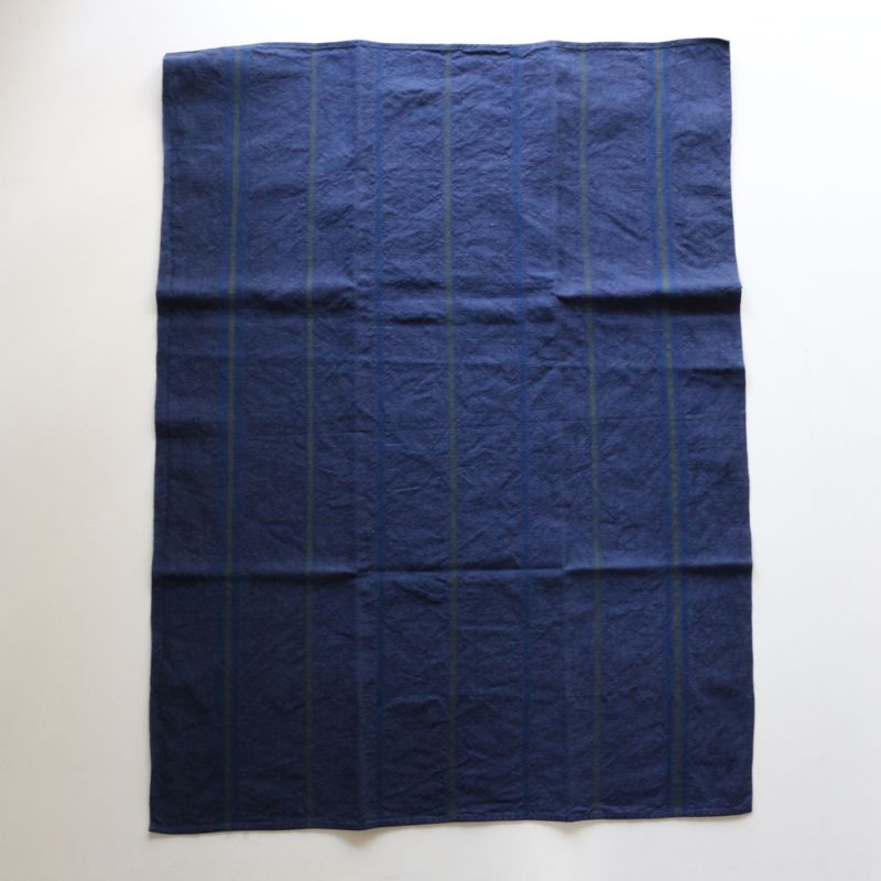 ヴィンテージキッチンクロス　ブルー②