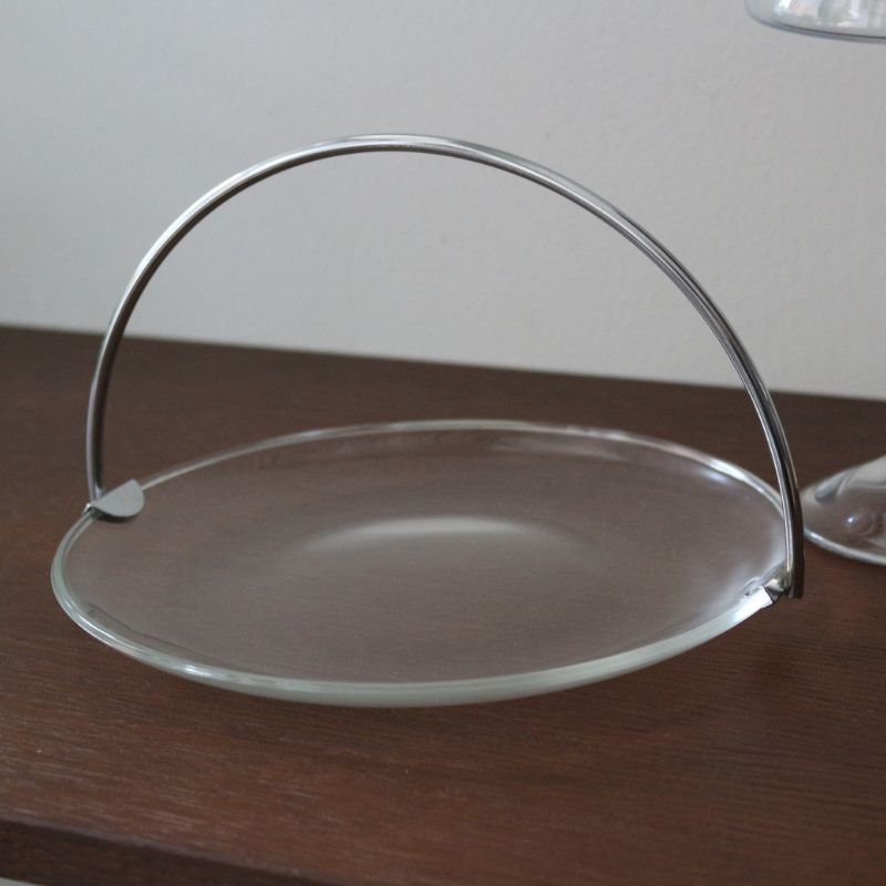 フルムーン プレートφ21cm バスケット/持手付