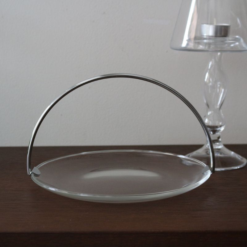 フルムーン プレートφ21cm バスケット/持手付