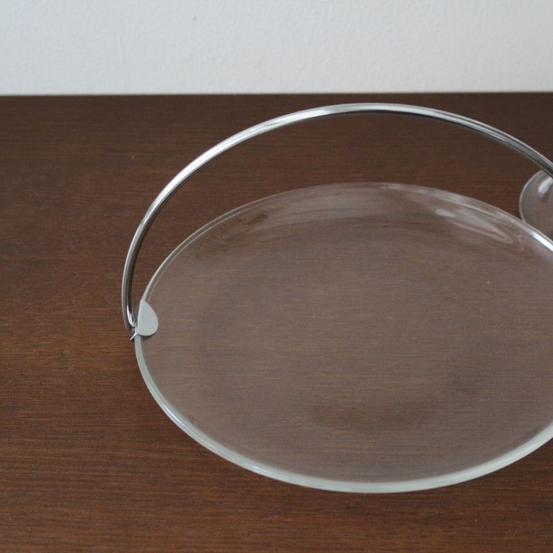 フルムーン プレートφ21cm バスケット/持手付