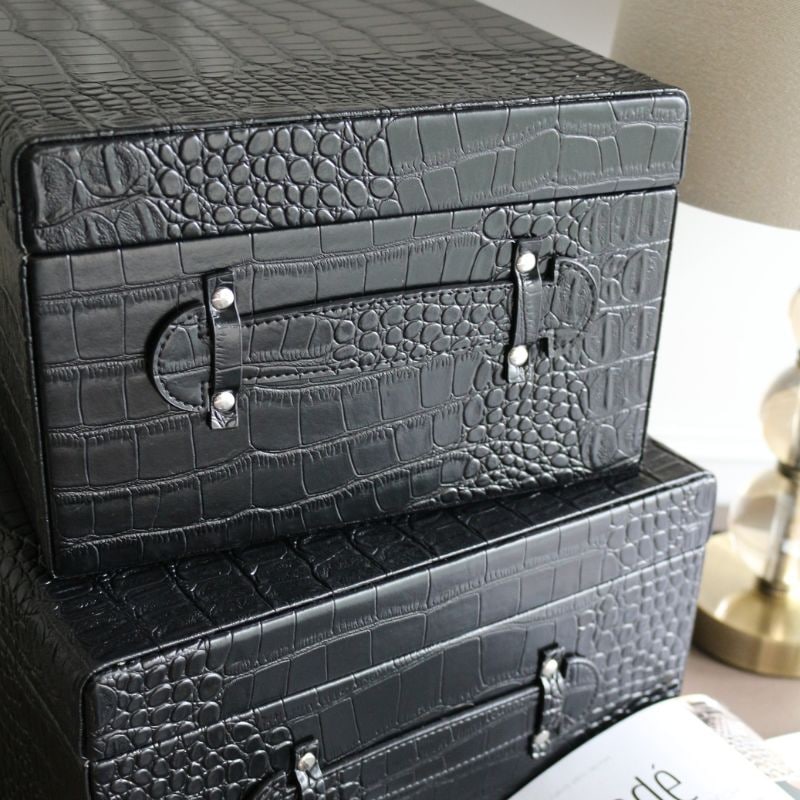 BOXクロコブラック