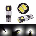 �����⵱�� T10�����å���  6led  5630��� 6Ϣ���ݥ��������� �ʥ�С��� �롼����� �إåɥ饤�ȡ�2�ĥ��å� �ۥ磻��