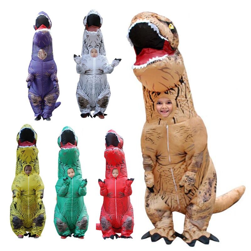 プチプラ恐竜 ハロウィン ティラノサウルス 人形 ふくらめる製品 空気
