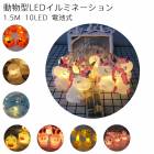 ߥ͡饤 LEDߥ͡ ưʪ 1.5M 10LEDӼ饤 ⳰ Ҷѡå롼ࡡꥹޥĥ꡼뺧رסǥѡƥ ʷϵ 襤͵饤