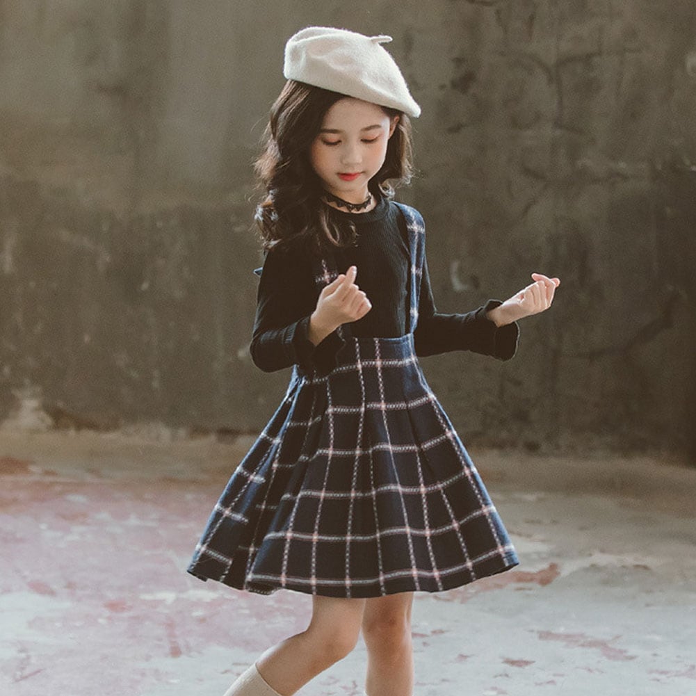 プチプラ子供服 女の子 長袖 秋服 セーター スカート 上下セット ドレス 女の子 女児 子供 ベビー キッズ 子ども 通販